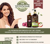 Wow Some Sale Buy 1 Get 1 Free on Body Cupid & Wow Skin Science Products