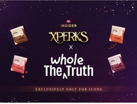 Myntra insider loot offer : Get a box of 4 mini protein bars for free at Re.1 supercoin only 