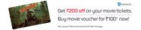 Get instant discount of Rs. 100 on Pushpa - The Rise movie voucher worth Rs.200