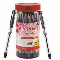 Cello Pinpoint Ballpen Jar (Pack of 25 pens in Blue and Black ink