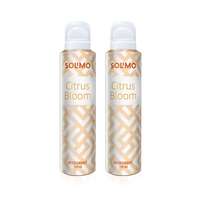 Amazon Brand - Solimo Citrus Bloom Gas Deodorant for Women - Pack of 2