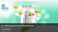 Use 100% Supercash Upto 50 At Medplus/Apollo (10 12th Dec)