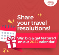 Redbus - Share your travel resolutions! Win some exciting travel goodies!