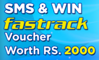 HappyDent SMS & WIN fastrack voucher worth Rs.2000 [1st Jan - 15th April]