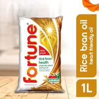 Fortune Rice Bran Health Oil, 1l Pouch @ ₹130