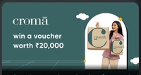Cred Jackpot - Win Croma voucher worth ₹20,000 or coupons