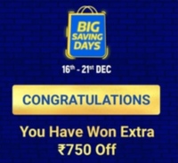 Tap & Win coupons for Big Saving Days  ₹ 750 & ₹ 500 Off Coupons on AC