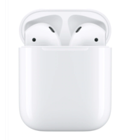 Apple white 2nd gen airpods with charging case + 10% bank discount