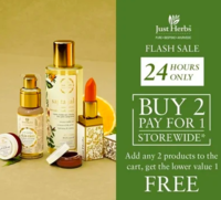 Just Herbs Flash Sale : Buy 2 pay for 1 (Only for today)