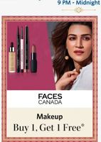 Buy 1 Get 1  Free on Faces Canada