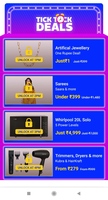 (Live at 1 PM) Tick Tock Deals Rs.1 
