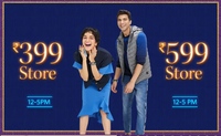 Myntra : Rs.399 Store & Rs.599 Store [ Valid 12pm - 5pm ]
