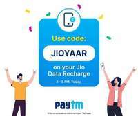 Paytm 100% cashback up to ₹15 on JIO Data Recharges [LIVE Now]