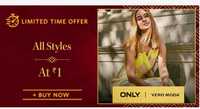 Only Vermo Moda Clothing Just Rs.1 