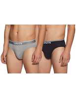 Levi’s Men’s Premium Cotton Stretch 200 SF Solid Comfort Brief (Pack of 2)