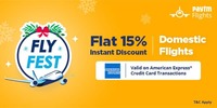 Get 18% Cashback upto 800₹ on Domestic Flights Booking on Paytm