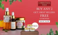 Just Herbs Christmas Sale : Buy any 2 Get 3 bestsellers free storewide 