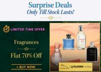 Myntra App only : Surprise Deal : Flat 70% off on Fragrances