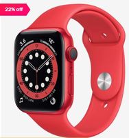 Apple Watch Series 6 (GPS + Cellular, 44mm) - Aluminium Case PRODUCT(RED) - Sport Band