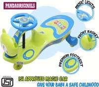 Pandaoriginals Premium Magic Car Ride on Magic Swing Car Rideons & Wagons Non Battery