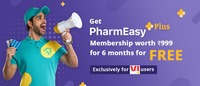 Get PharmEasy Plus Membership For 6 Months For Free For Vodafone Idea (VI) Users