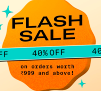 Arata Flash Sale: 40% Off Orders Worth ₹999 & Above At Checkout! No Coupon Code Required. 