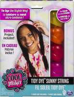 Tidy Dye Cool Maker Tidy Dye Sunny String Kit for Fabric Dying, Toys for Girls, 5 Years & Above, Creative, Art & Craft