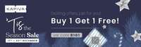 Tis the Season Sale -Buy 1 Get 1 Free (17th - 22nd Dec)