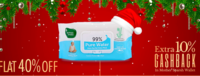 Mothersparsh Holly Jolly Christmas Sale - Flat 40% off + Extra 20% off + Freebies +  Extra 10% Cashback in your Mother Sparsh Wallet + Extra 5% Off on Prepaid Order.