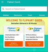 Flipkart Quick : Flat INR 75 Off on INR 500 with slice Visa Card