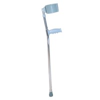 EASYCARE Aluminum Crutches Walking Stick Height adjustable : 86-117 CM Weight Handling Capacity 50 Kgs Light Weight

