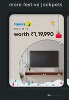 Cred Flipkart Jackpots : Win upto 2000 Discount TV Code On Flipkart & Win 4K TV