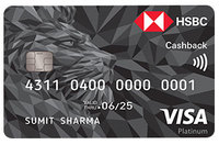 HSBC - Enjoy 25% Cashback up to Rs.500 subject to a minimum of three transactions | user specific