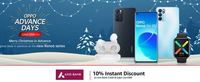 Flipkart Oppo Advance Days (22-25 Dec) :- Mobile Starts From Rs.8750 Extra 10% off using Axis Cards