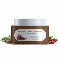 The Moms Co. Natural Cranberry Coffee Exfoliating Body Scrub For Tan Removal & Smooth Skin I (100 gms)