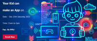 Coding camp course for kids (8-14 yrs) worth Rs. 1699 at Flat Rs.999