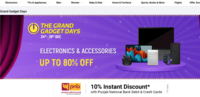 Grand Gadget Days- Upto 80% off on Electronics and Accessories | 10% Off via PNB Banks Cards