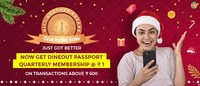 Upcoming : Gyftr One India Sale : dineout passport membership quarterly membership @ ₹ 1