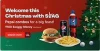 Get ₹100 Swiggy Money Cashback on Pepsi combos