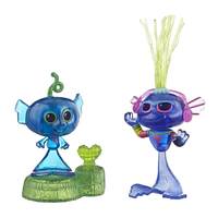 DREAMWORKS TROLLS World Tour Movie Inspired Techno Reef Bobble with 2 Figures, 1 with Bobble Action Plus Base, Toy