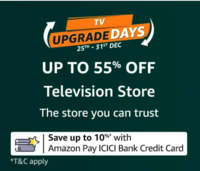 Amazon Smart Phone & TV upgrade days - Get up-to 10% Savings on Amazon Pay ICICI Bank Credit Card 