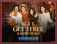 Live : Killer, Marks & Spencer & More : Buy 1 Get 3 Free & More Deals[Till Midnight]