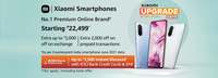 Xiaomi Upgrade Days | 25th Dec - 31st Dec.  Extra Upto 5000 Off On Exchange  + Extra 2000 Off on Prepaid Transactions.
