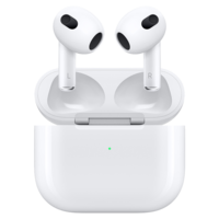 Apple AirPods 3 In-Ear Truly Wireless Earbuds with Mic (Bluetooth 5.0, Fast Charging, MME73HN/A, White)