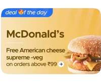 Zomato Get Free American Cheese Supreme Burger On Orders Of Rs.99