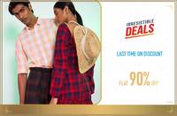 Flat 90% off on Ajio  (Valid till 6pm)