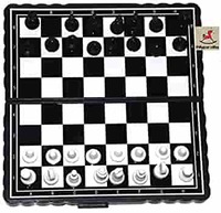 Vibgyor Vibes Folding Pocket Magnetic Chess Board for All Ages (Multicolor)