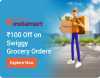Get Rs.100 Off on Swiggy Instamart minimum order value of Rs.299 Using 25 Supercoins