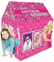 Zitto Barbie Theme Kids Play Tent House, Multicolour