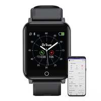 Dr Trust USA HealthPal 1 Activity Tracker with Heart Rate,SPO2,BP Monitor Smart Watch for Men and women-8002(Black)